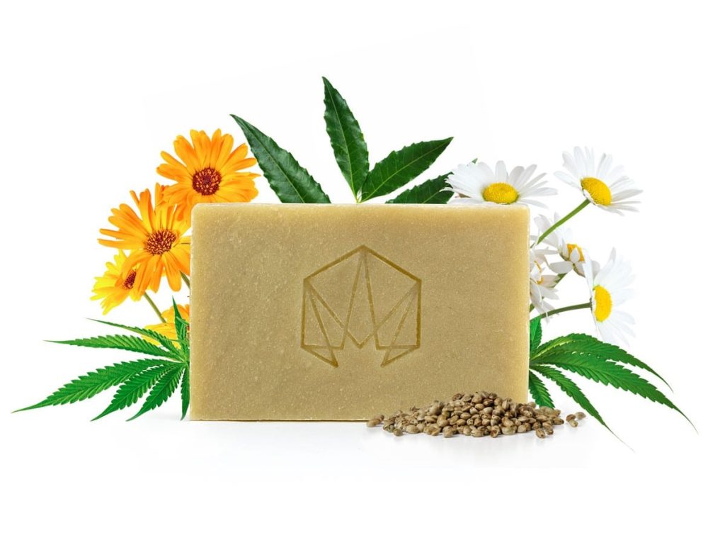 Natürliche und handgemachte Hanfseife von Cannactiva