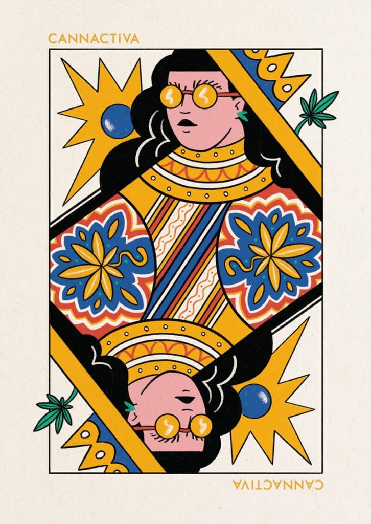 Les vœux de Cannactiva pour l'été 2024, un jeu de cartes de poker version cannabis